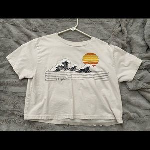 Rip curl cropped tee